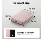 Intenso MW10000 Magnetic Power Bank 10000 mAh – MagSafe Compatible, 15W Wireless Charging, 20W USB-C PD, For iPhone & Android – Tested in Germany – Rosé