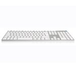 Hamlet XKKITA-MCBT tastiera Universale Bluetooth Italiano Argento, Bianco