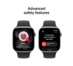 Apple Watch Series 11 GPS 46mm Space Grey Aluminium Case with Black Sport Band - M/L