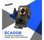 Energizer ECA008 mobile device charger Smartphone Black USB Wireless charging Auto
