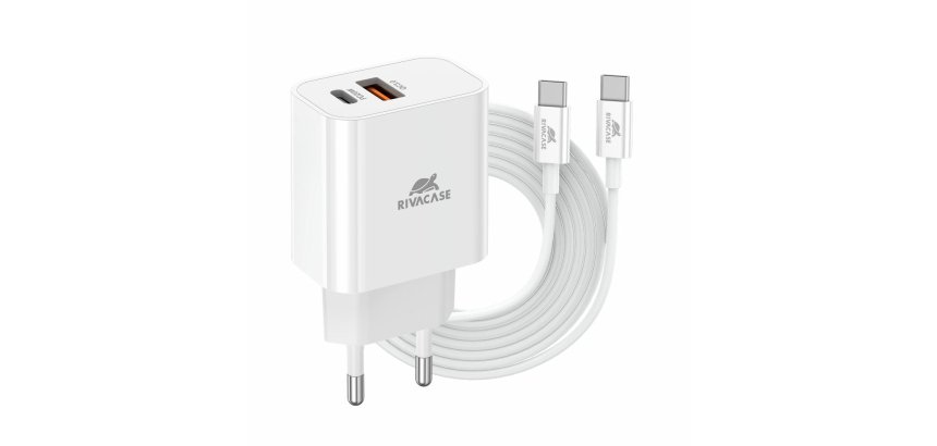 Rivacase PS4102WD4 mobile device charger Smartphone White AC Fast charging Indoor