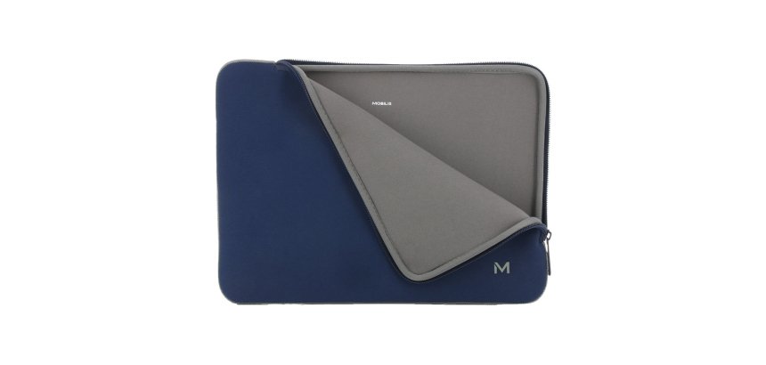 Mobilis 049021 sacoche d'ordinateurs portables 35,6 cm (14") Housse Bleu, Gris