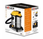 Haeger VC-W&D.038A aspiradora 20 L Aspiradora de tambor Seca y húmeda 1200 W
