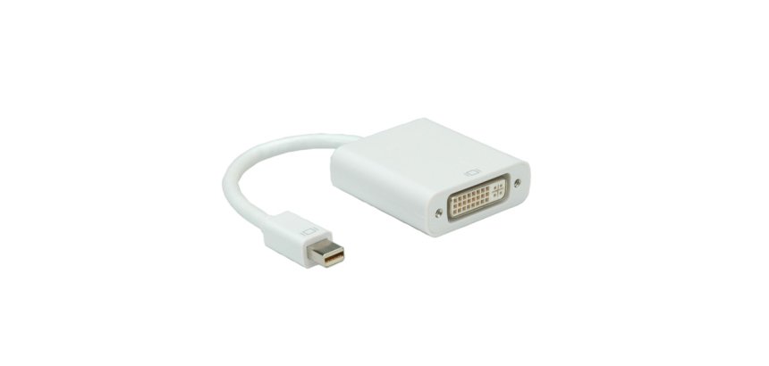 ROLINE Mini DisplayPort-DVI Adapter, MiniDP M - DVI F