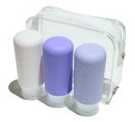 Muitomas TRBOTTLES3VL botella y recipiente de viaje Silicona Botella flexible