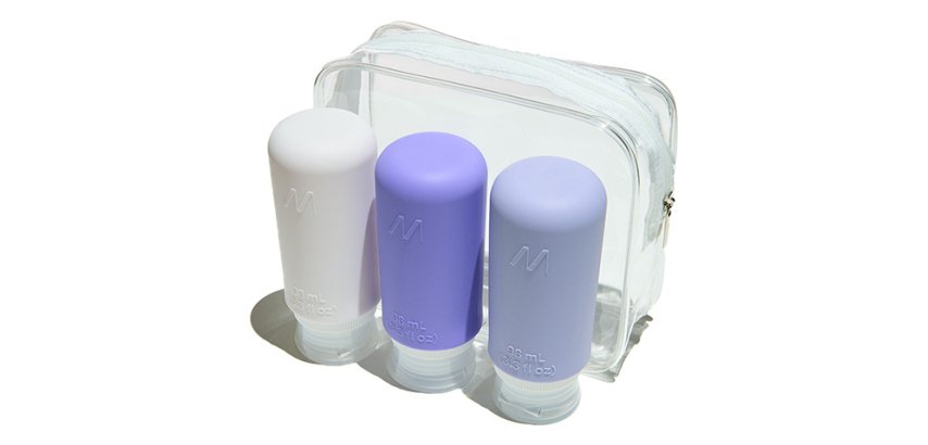 Muitomas TRBOTTLES3VL botella y recipiente de viaje Silicona Botella flexible