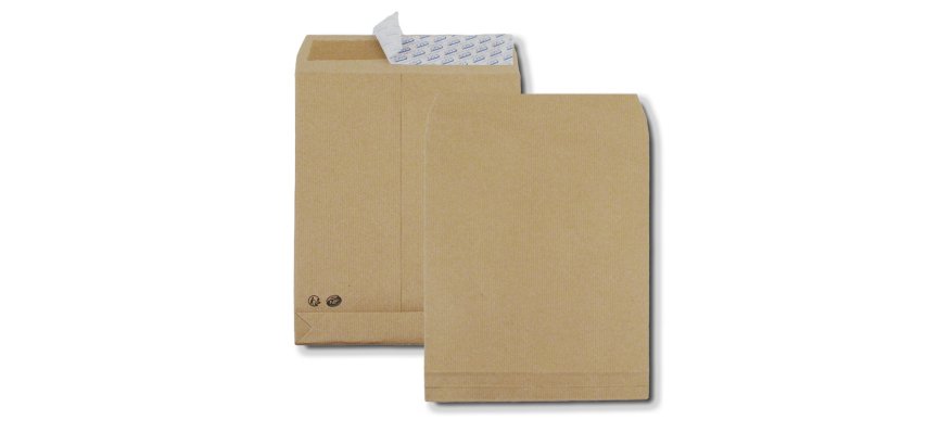 Pochettes à soufflets, 24, 260 x 330 mm, kraft brun