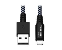 Tripp Lite M100-003-HD Cable de Sincronización y Carga USB A a Lightning para Servicio Pesado, Certificado MFi - M/M, USB 2.0, 0.91 m [3 pies]