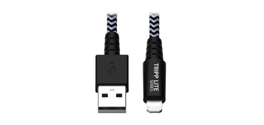 Tripp Lite M100-006-HD Cable de Sincronización y Carga USB A a Lightning para Servicio Pesado, Certificado MFi - M/M, USB 2.0, 1.83 m [6 pies]