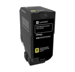 Lexmark - à rendement élevé - jaune - original - cartouche de toner - LCCP, Entreprise Lexmark