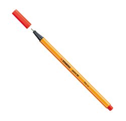 Fineliner Point 88 - tratto 0,4 mm  - rosso chiaro 48 - Stabilo