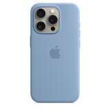 APPLE Coque iPhone Silicone MagSafe iPhone15 Pro - Bleu clair