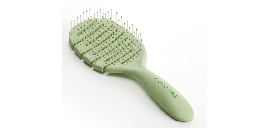 Muitomas HAIRBRUSHLGN spazzola e pettine Adulto Spazzola piatta Verde 1 pz