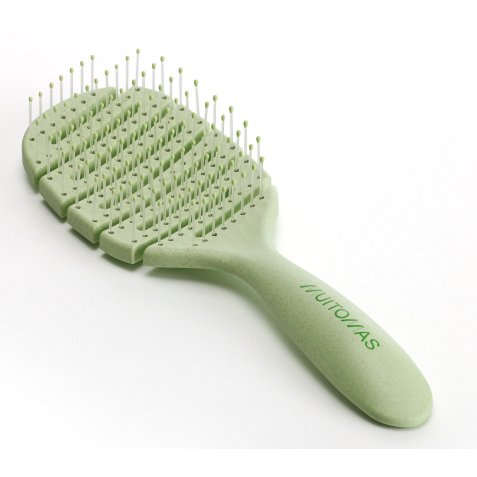 Muitomas HAIRBRUSHLGN spazzola e pettine Adulto Spazzola piatta Verde 1 pz