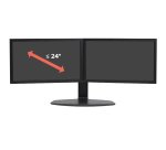 Ergotron Neo-Flex - Aufstellung - für 2 LCD-Displays - Schwarz