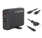 DLH DY-AS5100 station d'accueil Avec fil USB 3.2 Gen 1 (3.1 Gen 1) Type-C Noir