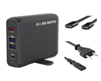 DLH DY-AS5100 station d'accueil Avec fil USB 3.2 Gen 1 (3.1 Gen 1) Type-C Noir