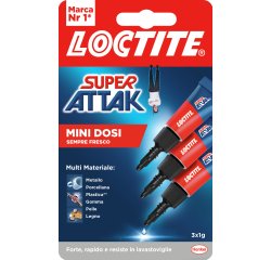 Loctite Super Attak Mini Dosi Liquido 3x1g