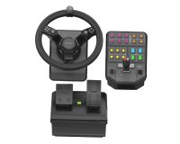 Logitech G G Heavy Equipment Bundle Noir USB Volant + pédales Analogique/Numérique PC