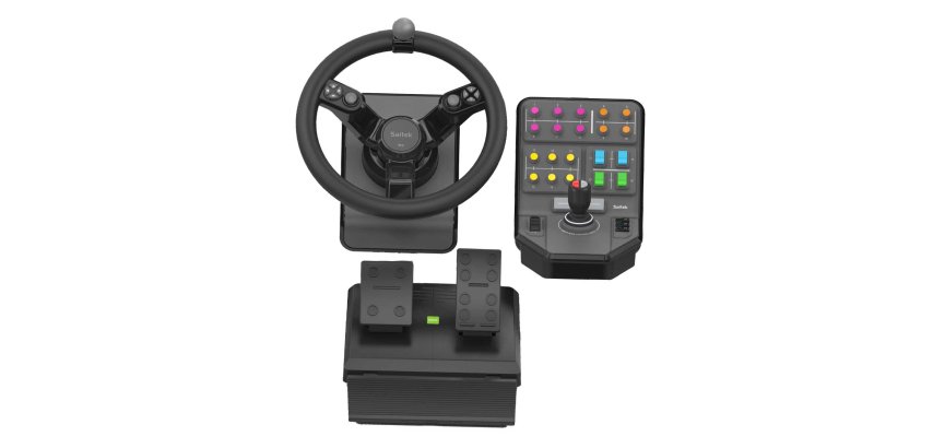 Logitech G G Heavy Equipment Bundle Noir USB Volant + pédales Analogique/Numérique PC