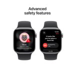 Apple Watch Series 11 GPS 42mm Space Grey Aluminium Case with Black Sport Band - S/M