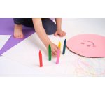 Crayon cire jovi jumbo easy grip coloris assortis boite   300 unites