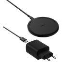 Belkin WIA012kqBK Smartphone Noir Secteur Recharge sans fil Charge rapide Intérieure