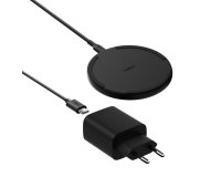 Belkin WIA012kqBK Smartphone Noir Secteur Recharge sans fil Charge rapide Intérieure