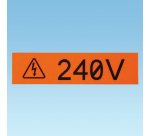 Panduit T100X000VPC-BK etichetta per stampante Nero, Bianco