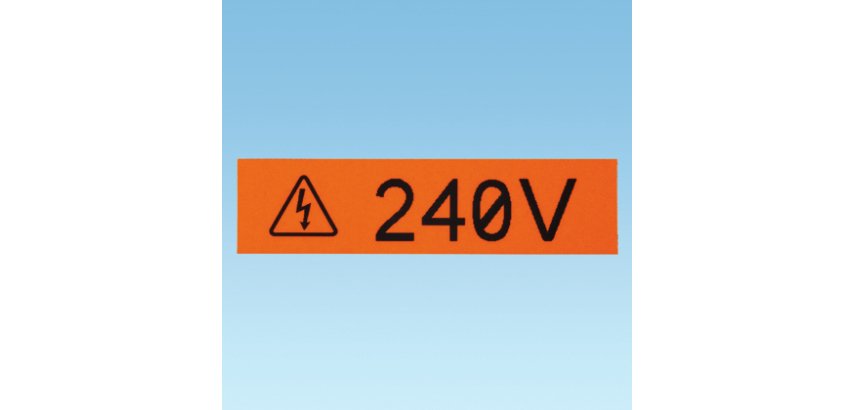 Panduit T100X000VXC-BK etichetta per stampante Nero, Giallo