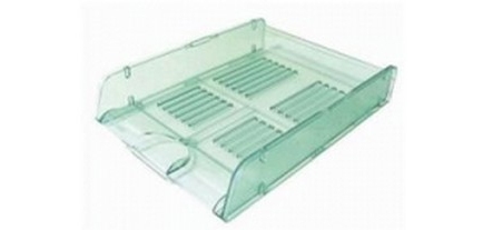 Vaschetta portacorrispondenza TR25310 - 26 x 34 x 6 cm - verde trasparente - Arda