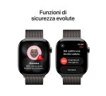Apple Watch Series 11 GPS + Cellular 46mm Cassa Titanio Ardesia con Loop Milanese Ardesia - M/L