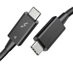 DLH DY-TU5385B câble USB 1 m USB C 40 Gbit/s 250 W Noir