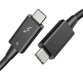 DLH DY-TU5385B câble USB 1 m USB C Noir