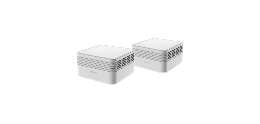 Strong MESHKITAX3000 sistema Wi-Fi Mesh Dual-band (2.4 GHz/5 GHz) Wi-Fi 6 (802.11ax) Bianco 2 Interno