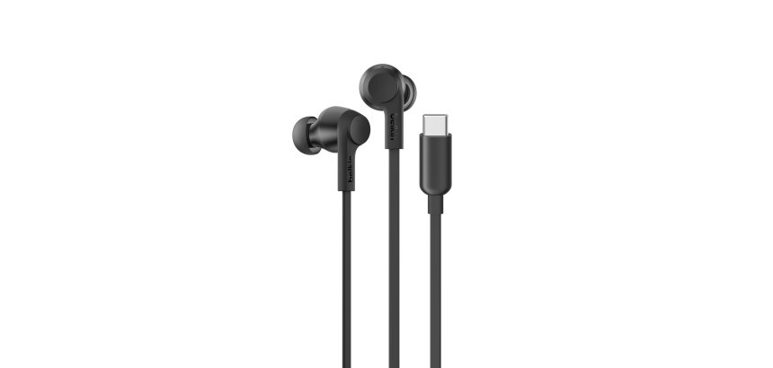 Belkin G3H0003hqBK Casque Avec fil Ecouteurs Appels/Musique USB Type-C Noir