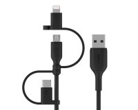 Belkin BOOST CHARGE cable USB 1 m USB A USB C/Micro-USB B/Lightning Negro