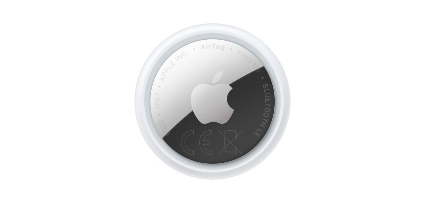 Apple AirTag Personnel Recherche Argent, Blanc