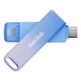 SanDisk Creator Phone Drive lecteur USB flash 128 Go USB Type-C / Lightning 3.2 Gen 1 (3.1 Gen 1) Bleu, Lilas