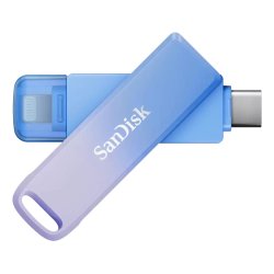 SanDisk Creator Phone Drive lecteur USB flash 128 Go USB Type-C / Lightning 3.2 Gen 1 (3.1 Gen 1) Bleu, Lilas