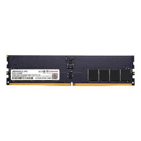Transcend JetRam JM6400ALE-16G module de mémoire 16 Go 1 x 16 Go DDR5 6400 MHz