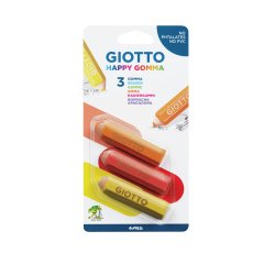 Giotto Happy Gomma, 3 pz