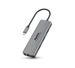 Hamlet HDKC-PD200 replicatore di porte e docking station per laptop Cablato USB 3.2 Gen 1 (3.1 Gen 1) Type-C Grigio