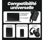 T'nB CHNBTC90W chargeur d'appareils mobiles Universel Noir Secteur Intérieure