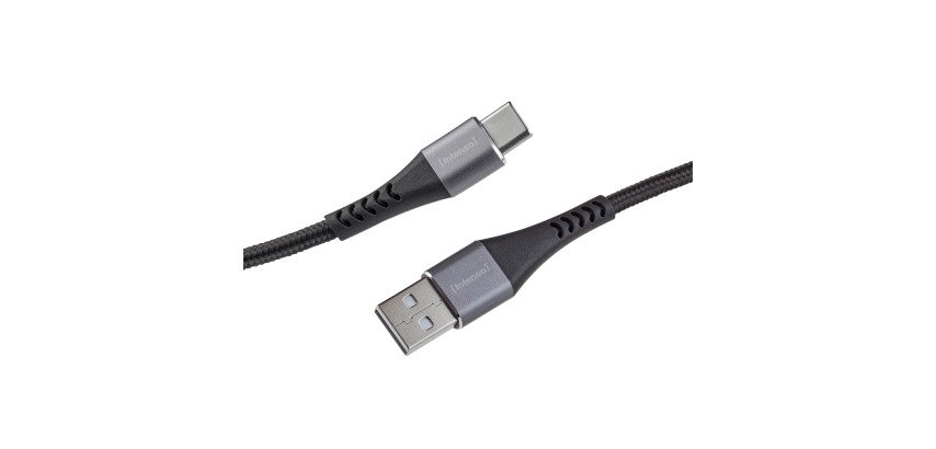 Intenso CHARGING/DATA CABLE MODEL A60C / 2 METER / BLACK cavo USB USB 2.0 2 m USB A USB C 60 W Nero