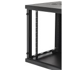 LINK LK1909UN rack cabinet 9U Wall mounted rack Black