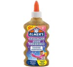Colle liquide pailletee elmers lavable adapte aux enfants   pour fabrication slime -       flacon 177ml coloris or