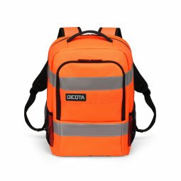 DICOTA P20471-18 sac à dos Noir, Gris, Orange Polyéthylène téréphtalate recyclé (rPET)