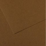 Papier dessin canson feuille mi-teintes n 501 grain        gelatine haute teneur coton   160g 50x65cm unicolore marron