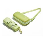 Muitomas UMBRCASEGN paraguas Verde Metal Poliéster Compacto